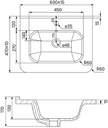 Iddis Тумба с раковиной Edifice 60 подвесная белая – фотография-11